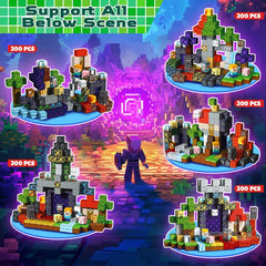 200pcs Magnetic Block Toys - Ghost Park