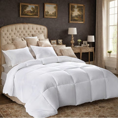 Polyester Brushed Single Quilt With Microfiber Filling, Down Alternative, OKO-100 Certified, CPC Children's Certified, Shipped Via Amazon Logistics