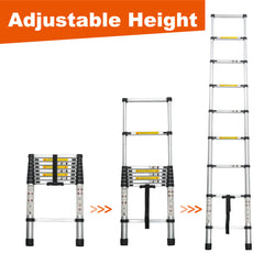 Aluminum Telescoping Ladder For Outdoor Work